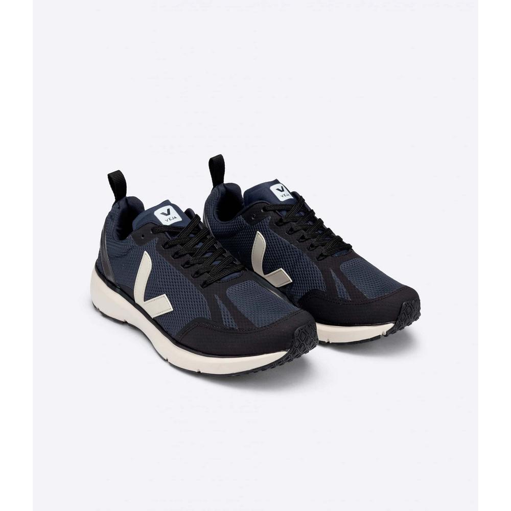 Black/White Men's Veja CONDOR 2 ALVEOMESH Running Shoes | AU 131SGL